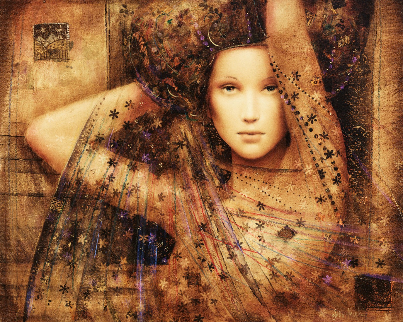 Csaba Markus - Pure Love (Hand-Painted Reproduction)