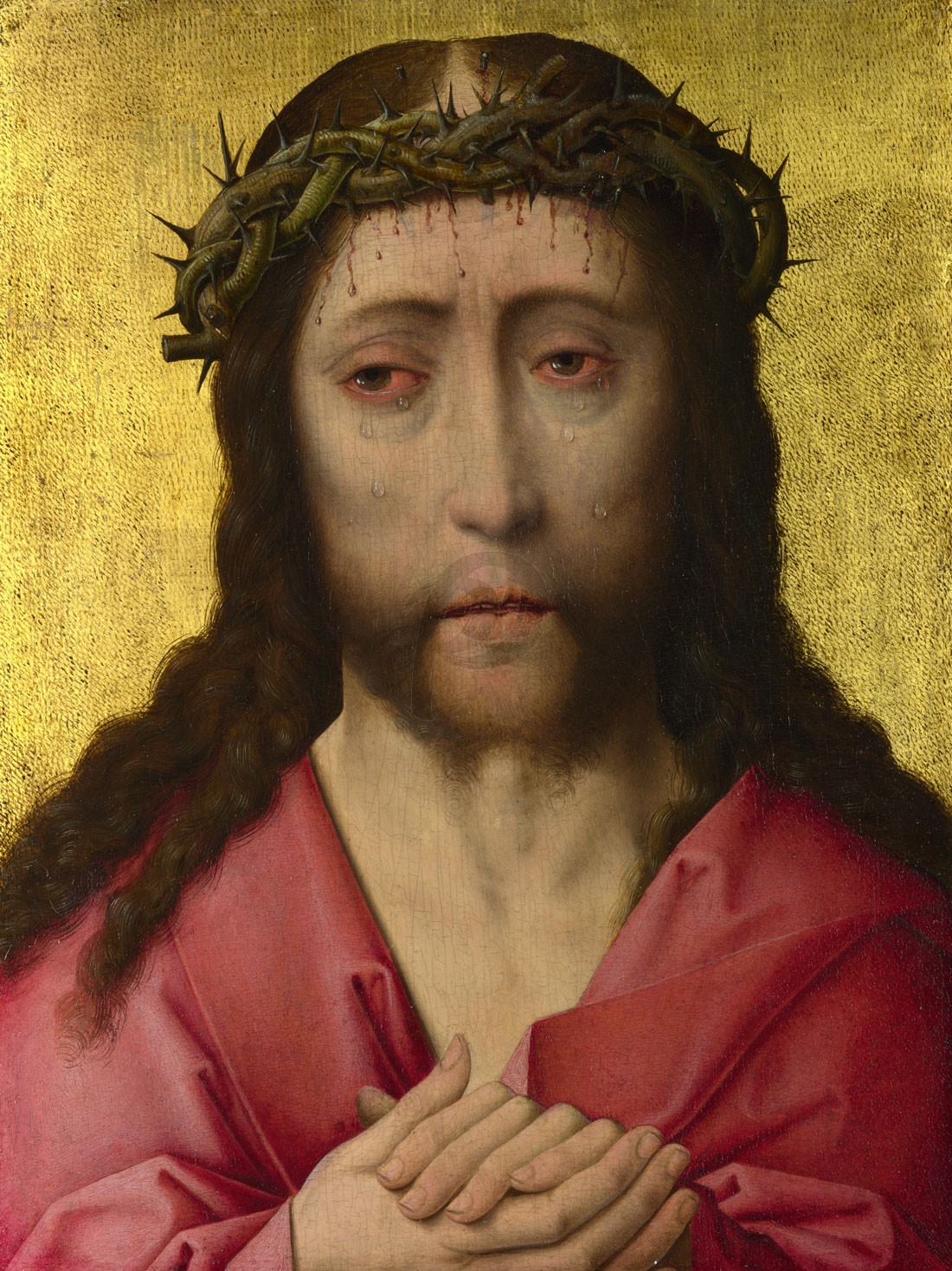 Dirk Bouts - Christ Crowned with Thorns (Hand-Painted)