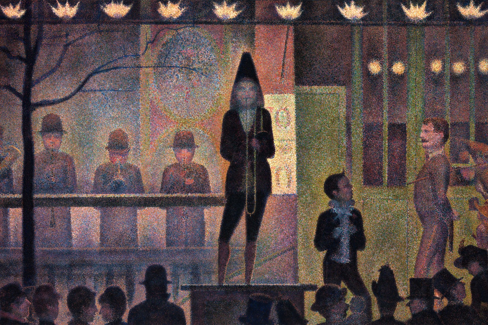 Georges Seurat - Invitation to the Sideshow (Hand-Painted)
