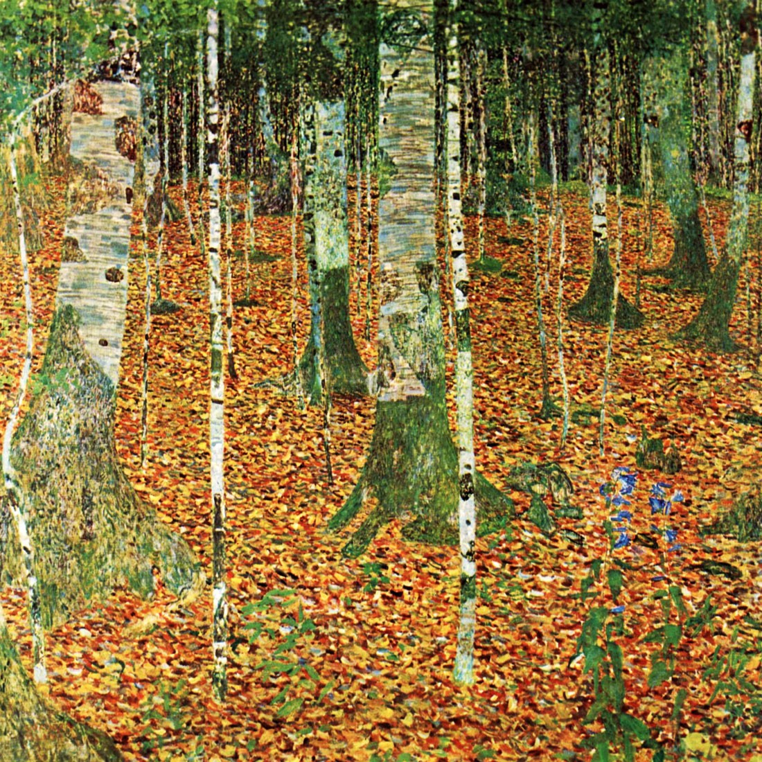 Gustav Klimt - The Birch Wood (Hand-Painted)