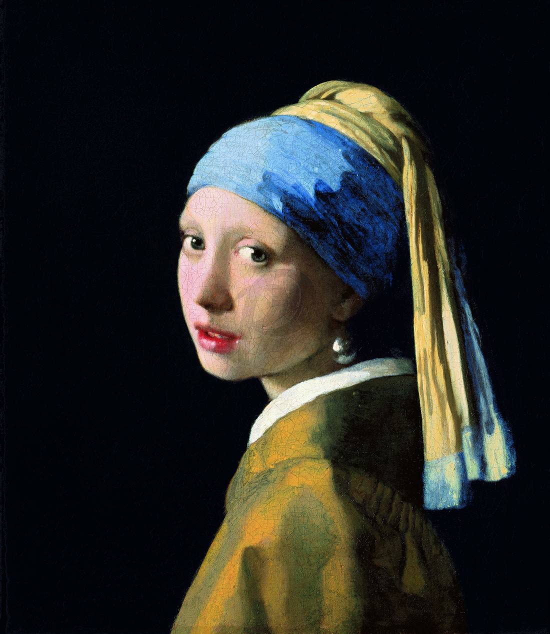 Johannes Vermeer - Girl with a Pearl Earring (Hand-Painted)
