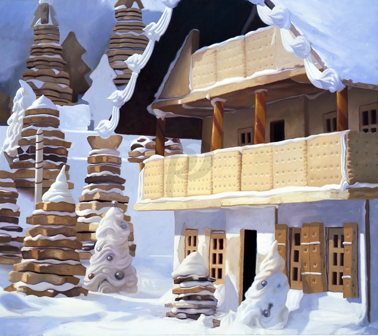 Will Cotton - Chalet (Hand-Painted Reproduction)
