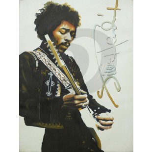 Jimi Hendrix (Hand-Painted Reproduction)