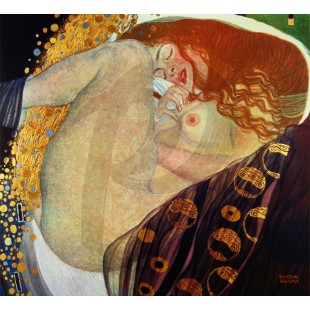 Gustav Klimt - Danae (Hand-Painted)