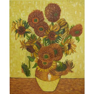 Vincent Van Gogh - Sunflowers (Hand-Painted)