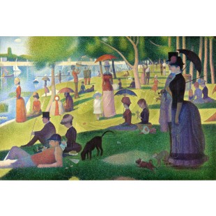 Georges Seurat - A Sunday Afternoon on the Island of La Grande Jatte (Hand-Painted)