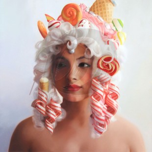 Will Cotton - Candy Curls (Hand-Painted Reproduction)