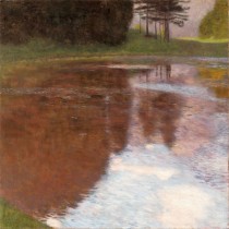 Gustav Klimt - Tranquil Pond (Hand-Painted)