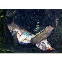 Gustave Courbet - Die Hängematte (Hand-Painted)