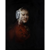 Banksy - Pie Face (Hand-Painted Reproduction)