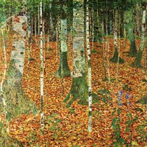 Gustav Klimt - The Birch Wood (Hand-Painted)