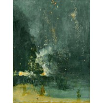 James Abbott McNeill Whistler - Nocturne in Black and Gold (Hand-Painted)