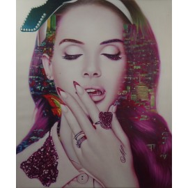 Lana Del Rey - La La Land by Cam Nguyen (Hand-Painted Limited Edition)