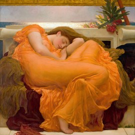 Frederic Lord - Leighton Flaming June (Hand-Painted)