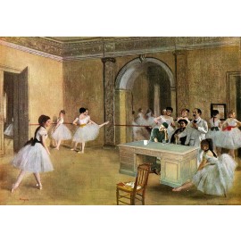 Banksy - Simon Cowell in Degas Ballet (Hand-Painted Reproduction)