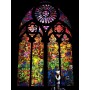Banksy - Stained Glass Window Graffiti (Hand-Painted Reproduction)